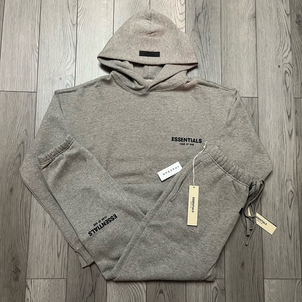 Essentials Fear Of God Dark Oatmeal Set Sizes XS-L